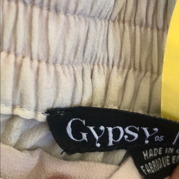 Anthropologie Gypsy 05 high low silk skirt - Picture 4 of 6